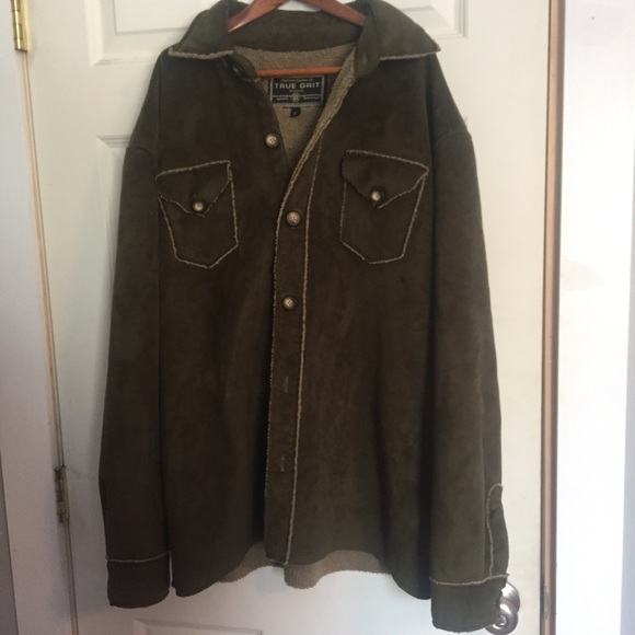 True Grit Suede Mens Coat Vintage 